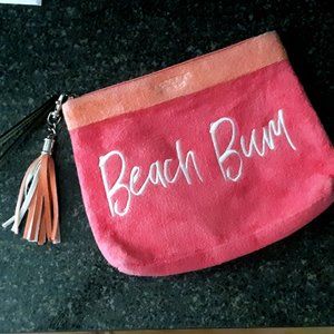 Victoria’s Secret Beach ⛱ Wristlet + Leather Tassel!